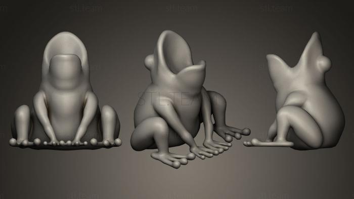 3D model Frog statue 2 (STL)
